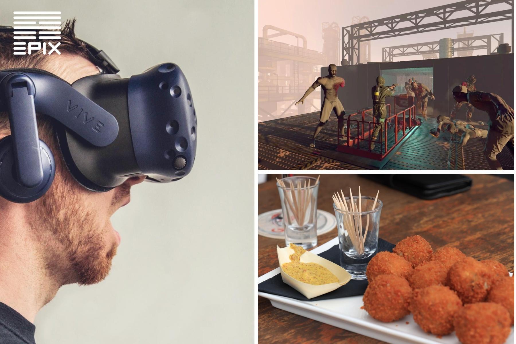 VR-experience game naar keuze (30 of 60 min) + bittergarnituur bij Epix Arcade