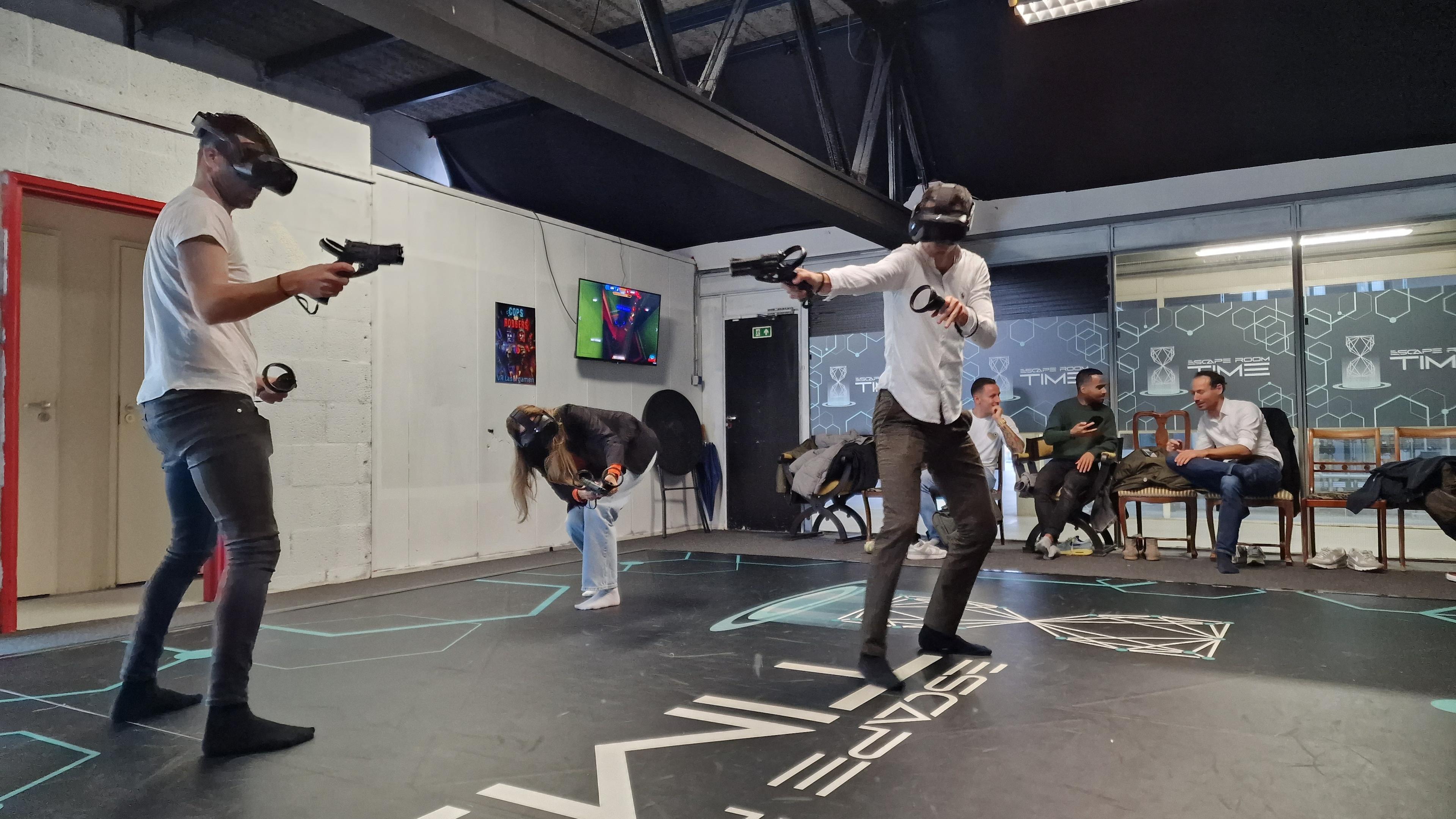 Virtual reality lasergamen bij Escape Room Time in Utrecht