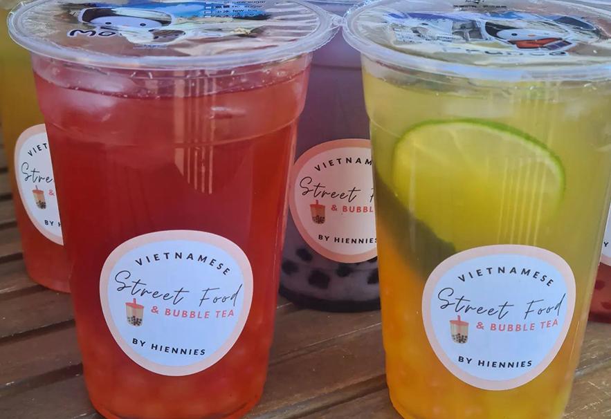 Afhalen: bubble tea incl. topping bij Streetfood By Hiennies