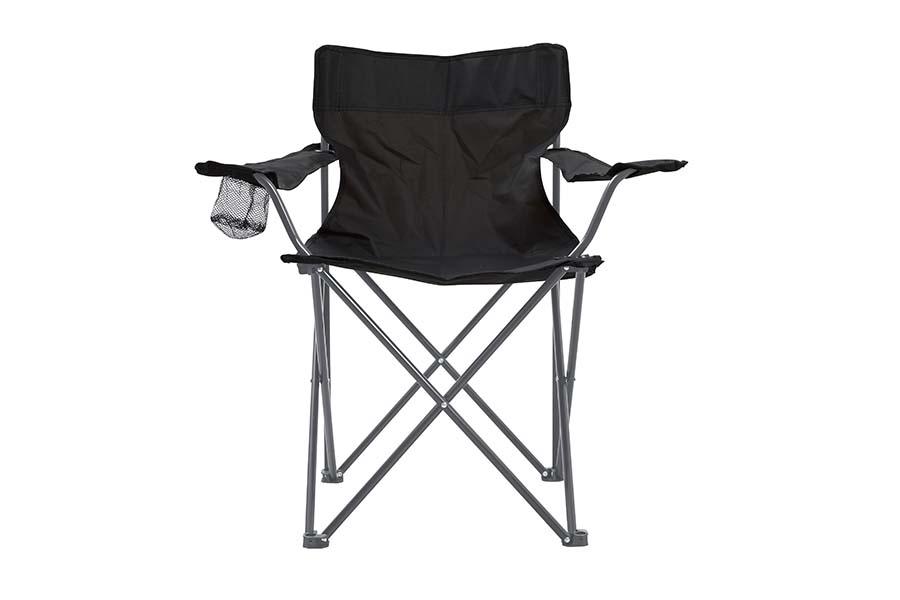 Inklapbare campingstoelen met bekerhouder (set van 2)