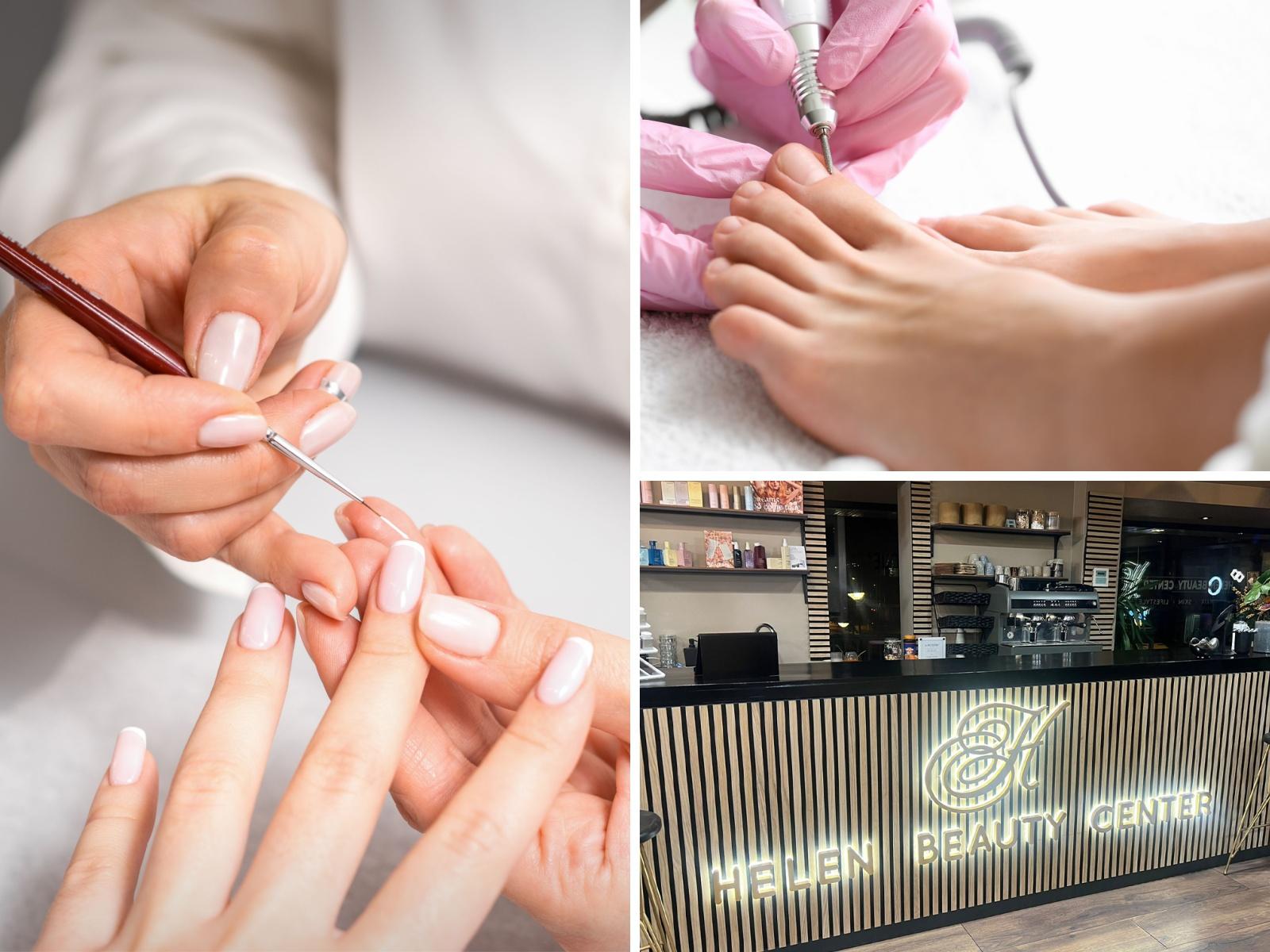 Manicure- of pedicurebehandeling naar keuze bij Helen Beauty Center