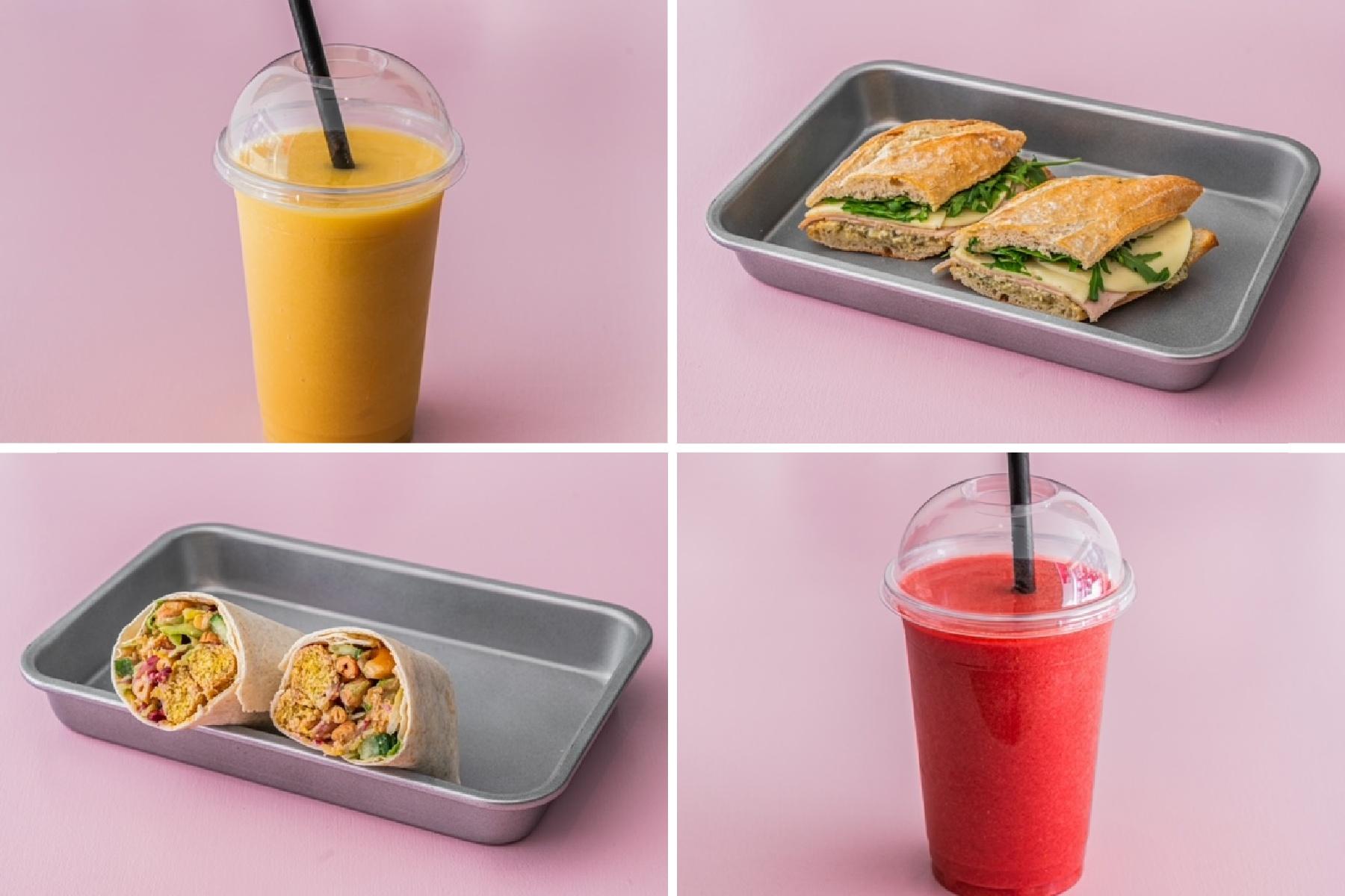 Sandwich of wrap naar keuze + smoothie van Amazing Fusion